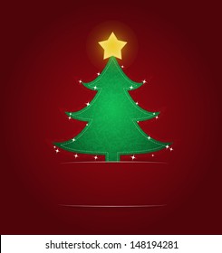 Christmas card / Christmas tree card / Christmas