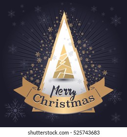 Christmas card tree