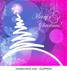 Christmas card. vector 10 eps