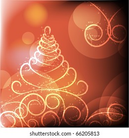 Christmas card. vector 10 eps