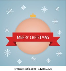 Christmas card vector