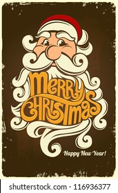 Christmas card. Vector