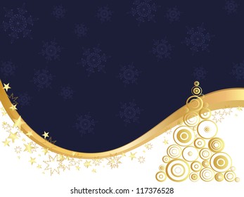 christmas card - vector