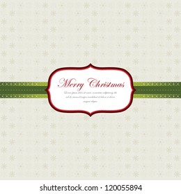 Christmas Card. Vector