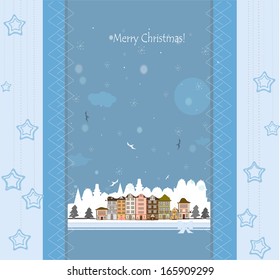 Christmas card, vector
