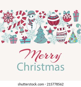 christmas card vector