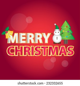 Christmas card. Vector