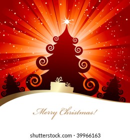Christmas card. vector