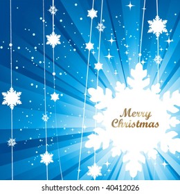 Christmas card. Vector.