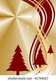 christmas card - vector