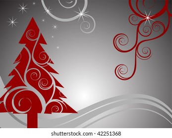 christmas card - vector