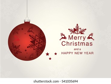 Christmas card vector