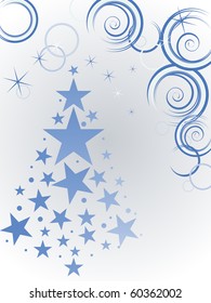 christmas card- vector