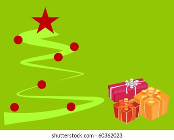 christmas card- vector