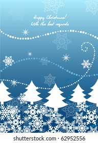 Christmas card. vector