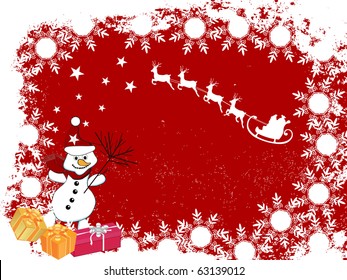 christmas card - vector