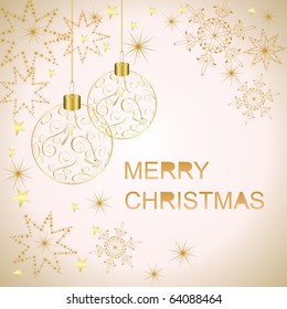 christmas card - vector