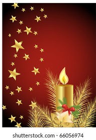 christmas card - vector