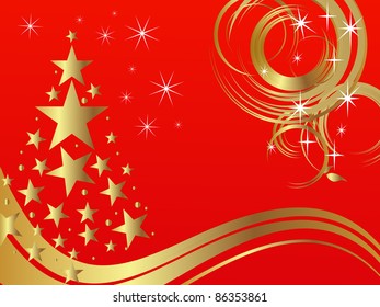 christmas card - vector