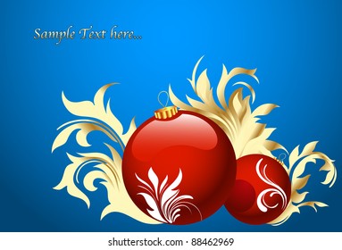 Christmas card vector background