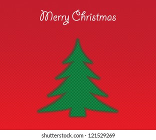 Christmas card. vector background red. eps10