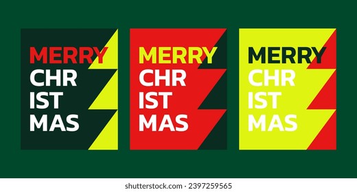 Vectordesign-Vorlage für Weihnachtskarten oder soziale Medien