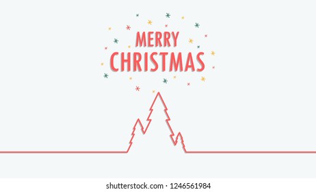 Christmas card vector. free space for text. wallpaper. background.
