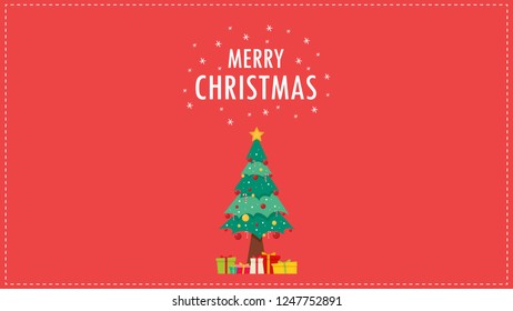 Christmas card vector. free space for text. wallpaper.