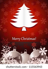 christmas card - vector illustration