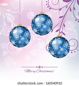 Christmas Card - vector illustration 