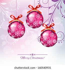 Christmas Card - vector illustration