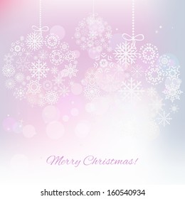 Christmas Card - vector illustration 
