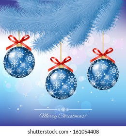 Christmas Card - vector illustration 