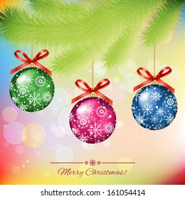 Christmas Card - vector illustration