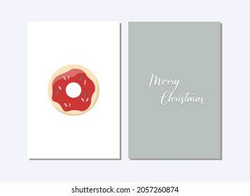Tarjeta de Navidad. Ilustración del vector
