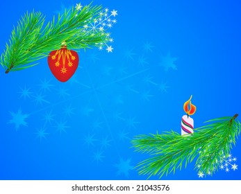 Christmas card (vector illustration)