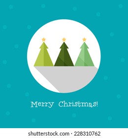 Christmas card. Vector illustration.
