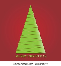 Christmas card vector illustration.