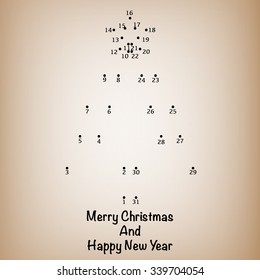 Christmas Card. Vector Illustration