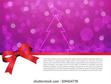 Christmas card vector illustration