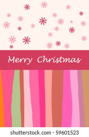 christmas card - vector illustration