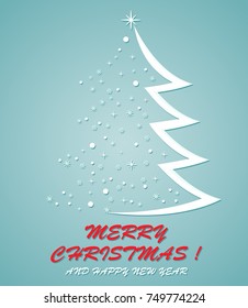 Christmas card vector illustration