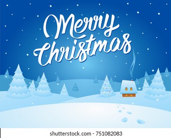 Christmas Card Vector Illustration