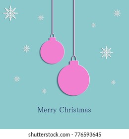 Christmas card. Vector illustration