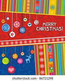 Christmas card. Vector Illustration