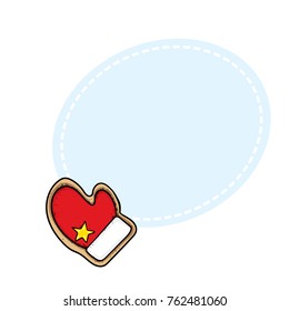 Christmas card. Vector illustration. New Year's and Christmas.