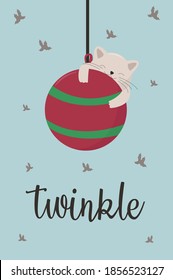 Christmas Card Vector Illustration Set