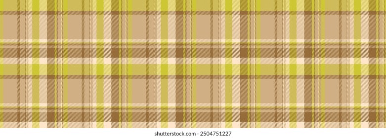 Christmas card vector tartan plaid, picture pattern seamless textile. Structure check background texture fabric in orange and yellow colors palette.