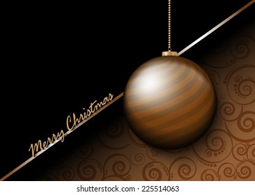 Christmas card vector template