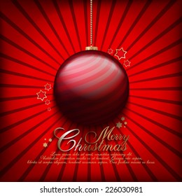 Christmas Card vector template